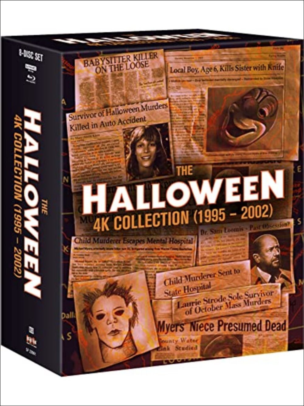 Halloween 4K Collection 1995-2002 4K UHD Blu-ray Horror Movie Set